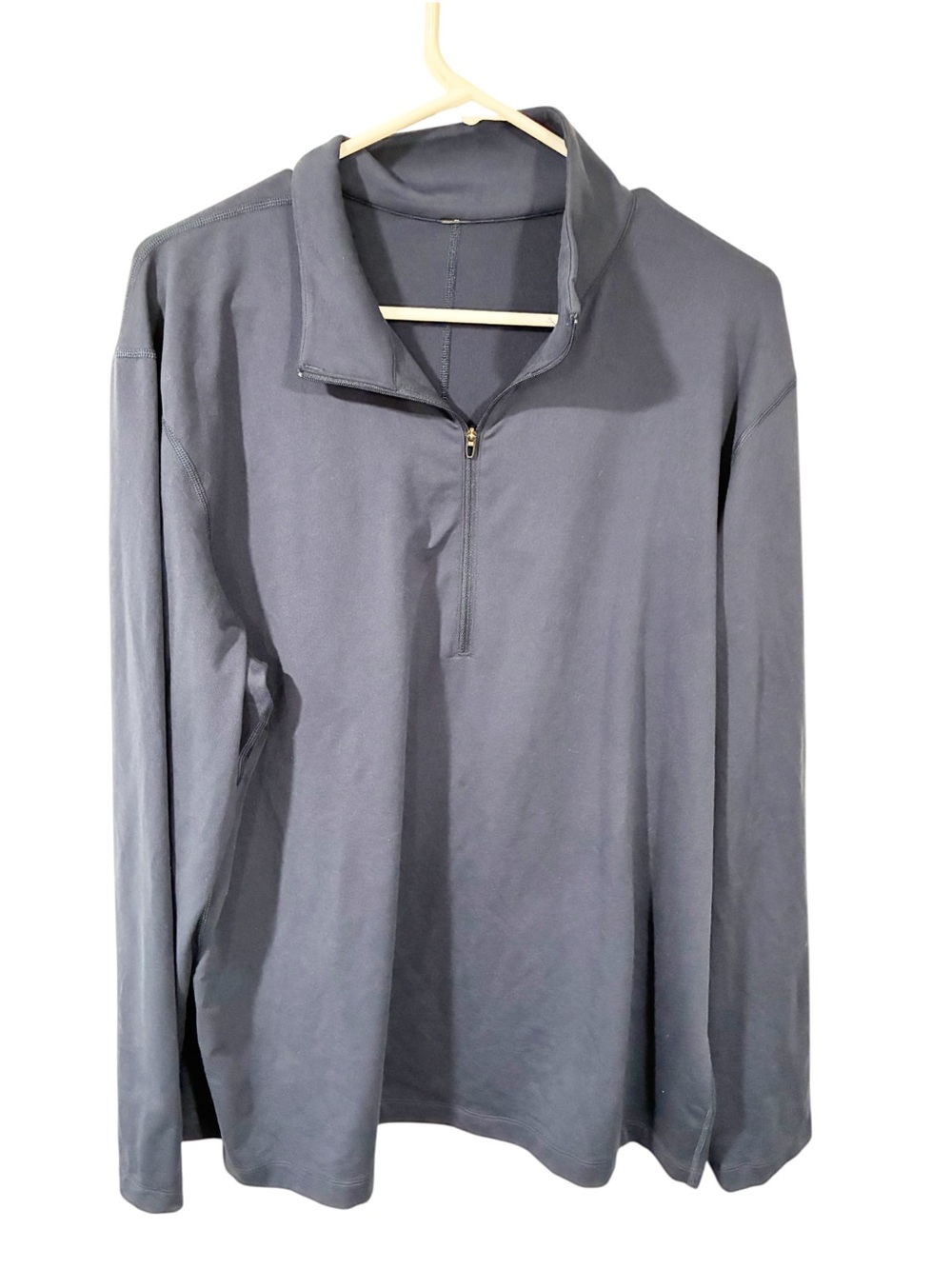 Lululemon Men’s Soft Jersey Half Zip Blue Lightweight